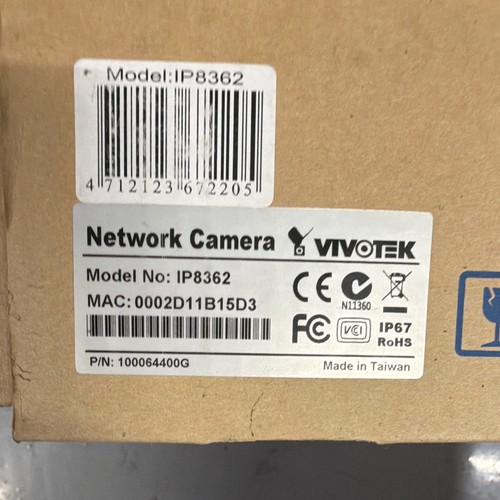Vivotek ip8362 wired color - wired,