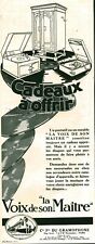 Publicité ancienne la voix de son maître 1928 issue de magazine
