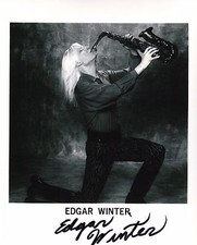 GFA Free Ride Le Groupe * EDGAR WINTER * Photo Signée Autographiée 8x10 E1 COA