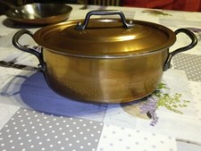 cocotte  ovale en cuivre