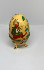 Boite à bijoux porcelaine de Limoges comme Oeuf Fabergé -  Egypte Pharaon