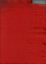 1 GRAND  RIDEAU  A TRINGLE  IKEA VOILE ROUGE