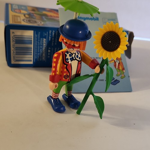 Playmobil clown with - with, sunflower