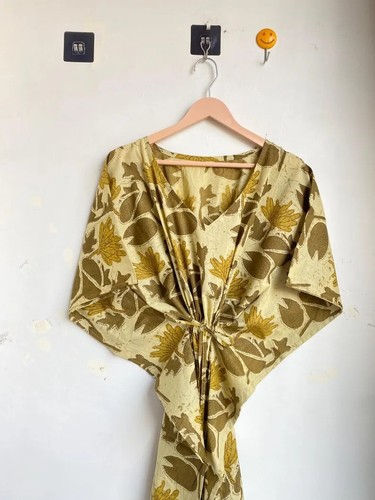 100 coton caftan indien fait - caftan,