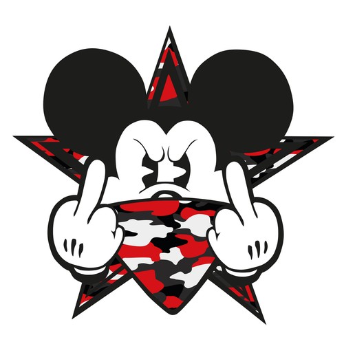 Lot autocollants mickey - lot,