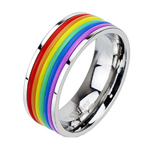 Stainless steel men - steel, ring