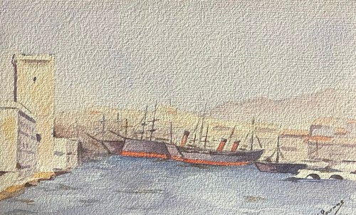 Marseille vieux port tour - et,