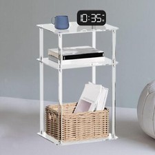 Table de chevet transparente