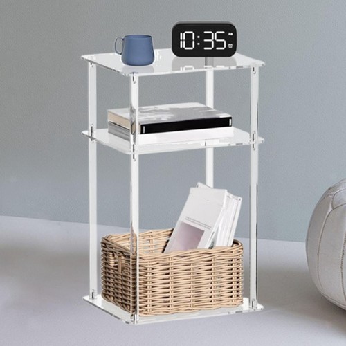 Table chevet transparente - de,