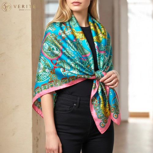 Rare vintage foulard soie - foulard,