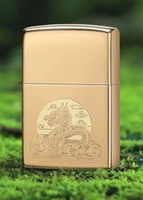 Zippo moon dragon design - ★,
