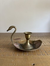 Bougeoir en Forme de Cygne en