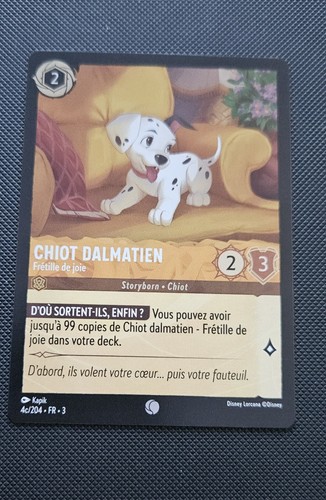 Chiot dalmatien 204 - dalmatien, foil