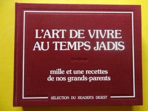 Art vivre temps jadis - de,