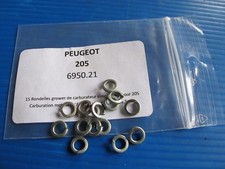 15 Rondelles de vis de carburateur Solex pour Peugeot 205                6950.21