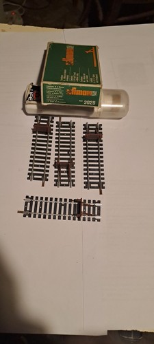 Rail droit avec - heurtoir, ho