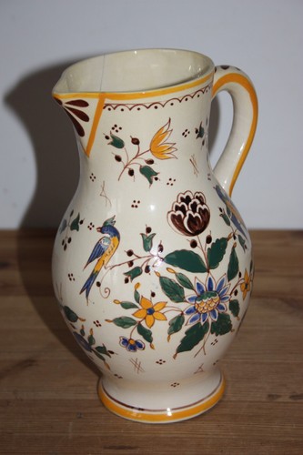 Pichet ancien faïence - pichet,