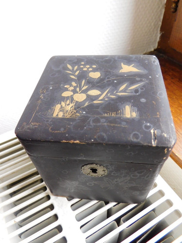 Boite thé ancienne - a,