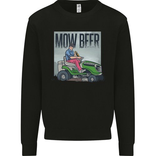 Mow bière drôle tondeuse - bière,