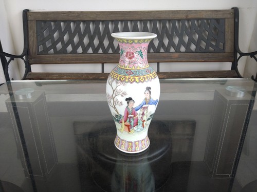 Ancien vase chinois famille - ancien,