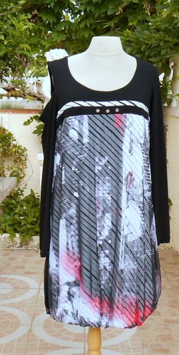 Robe noir mode est - *, la