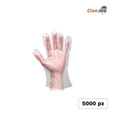 Gants Jetable En Polyéthylène Transparent USA Jetable No Talc 5000 Pcs