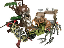 CHAP MEI SOLDIER FORCE lot JEEP hélico MIRADOR + figurines genre GI JOE Figure