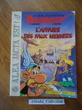 LIVRE JEUX ASTERIX 1988 AFFAIRE FAUX MENHIRS ALBUM  GOSCINNY UDERZO Astérix BD