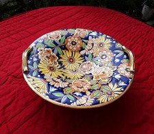 Plat Coupe Art Deco Boch Frères La Louvière Emaux cloisonnés VINTAGE