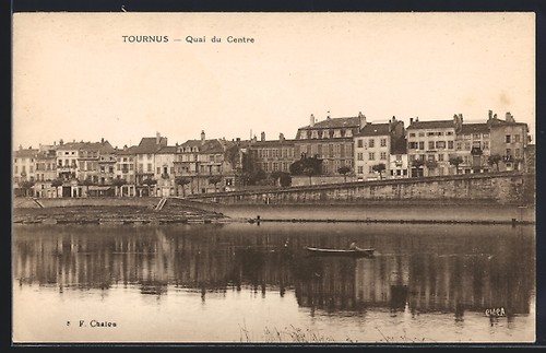 Cpa tournus quai centre - du,