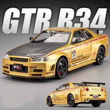 1:24 GTR R34 EVO9 Model Toy