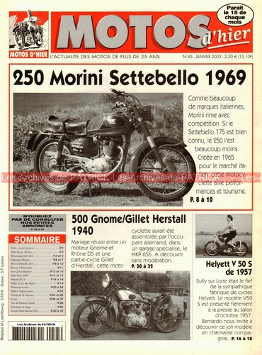 Motos hier morini 250 - 45,