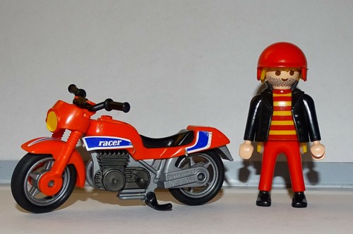Playmobil moto course - playmobil,