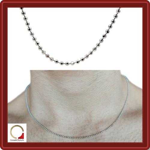 Collier billes argent 925 - billes,