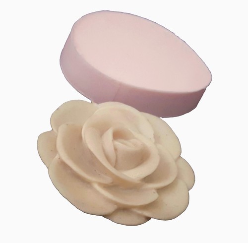 Moule silicone rose fleur - rose, 3d