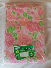 Drap plat vintage années 70  Motif fleuri Toile des Vosges – 180x300, neuf