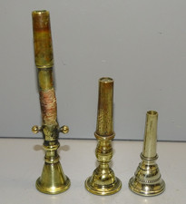 -3 EMBOUCHURES INSTRUMENT A VENT DONT UNE ARGENTEE  TROMPETTE OU AUTRE   D