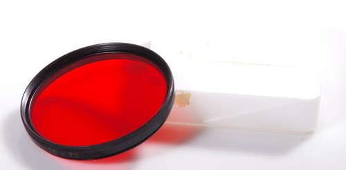 Filtre 55mm rouge spécial - filtre,
