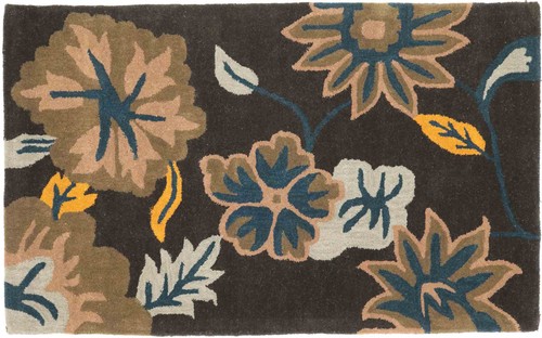 Tapis laine fleurs - en,