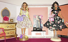 Barbie SILKSTONE Gold Label PALM Beach Fashion & Swim suit  2  Relooking MATTEL