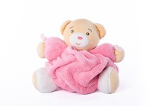 Kaloo Peluche Doudou ours Plume Patapouf rose Framboise - 25 cm