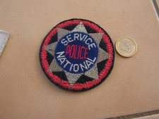 patch  tissus  ancien   police service nationale   (cr2 )