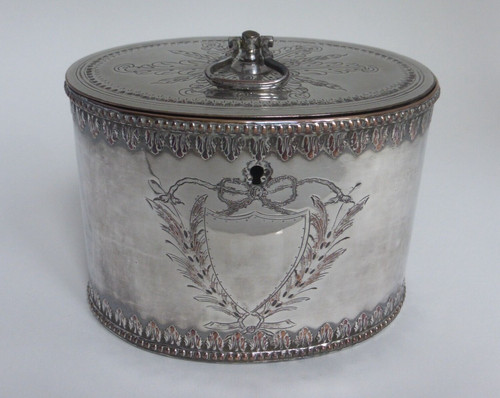 Antique silver plated copper