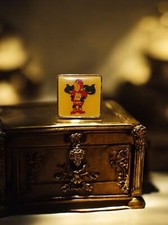 Rare Vintage Bud Man Enamel