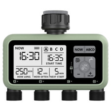 Programmateur Système d'Arrosage Automatique Intelligent 4 Sorties Minuterie