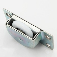 Acier Inoxydable Porte Coulissante Roue Placard Poulie Armoire Suspendue Meuble