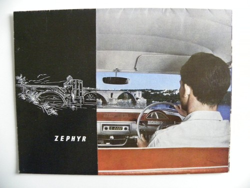 Brochure anglaise ford zephyr - brochure,
