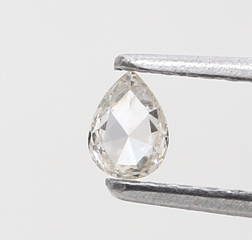 Diamant naturel poire rose - diamant,