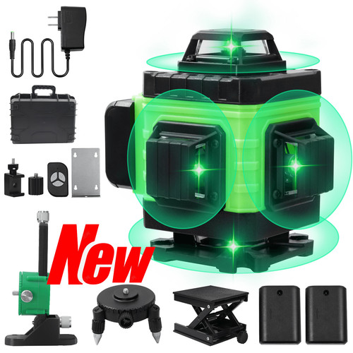 Lines green laser level - 4d,