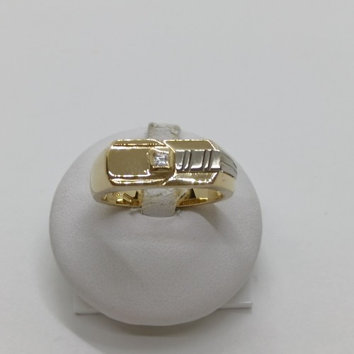 Bague homme avec zircone - zircone, en